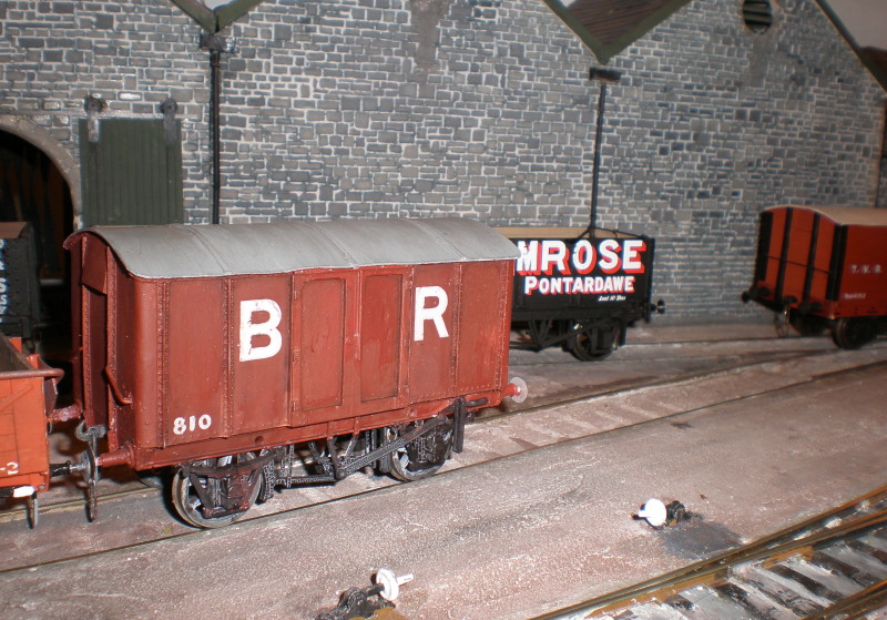 Wagons outside the repair shop