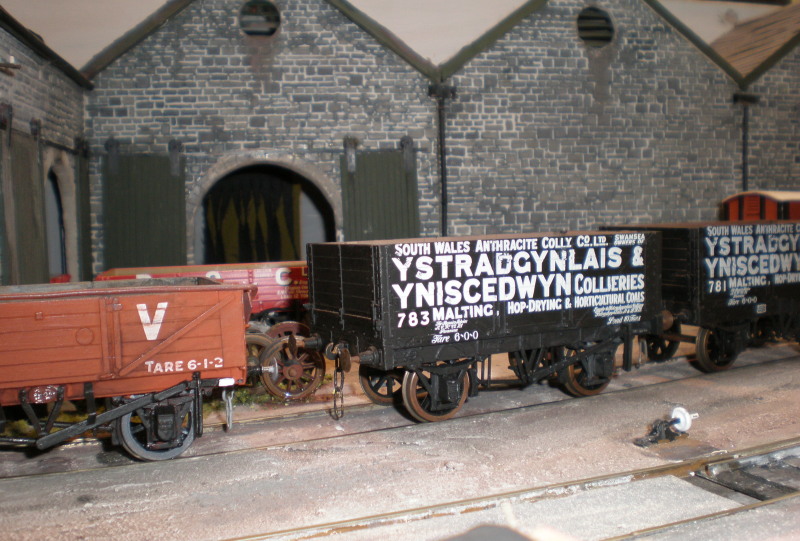 Wagons outside the repair shop