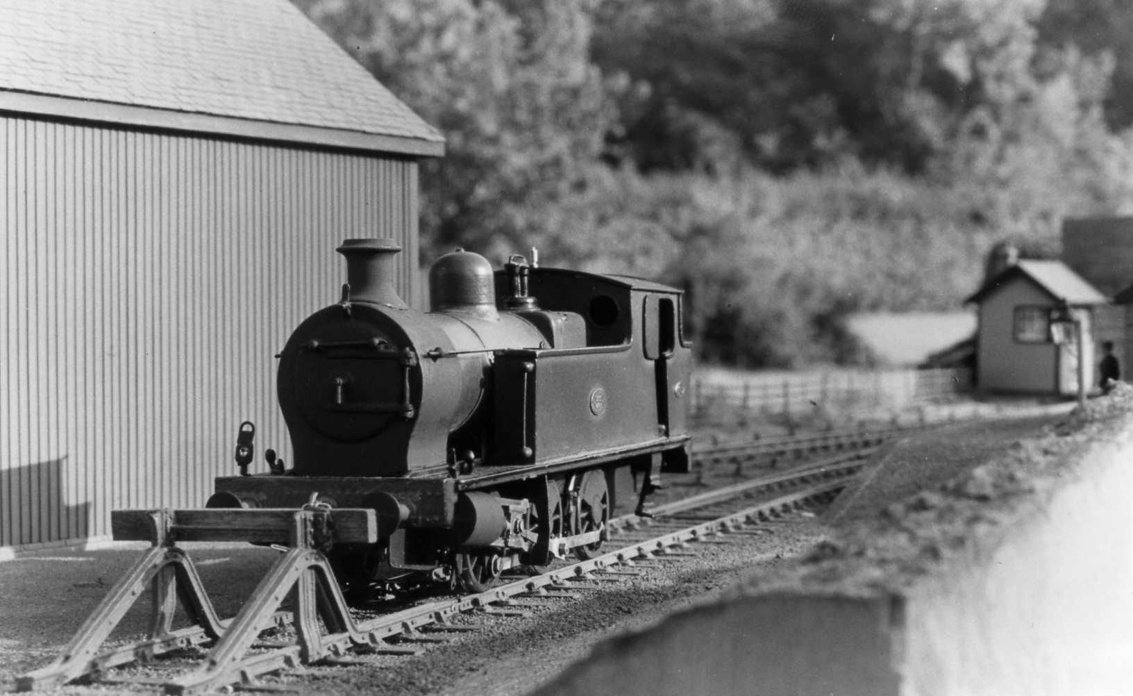 B&M 35 stabled next to the goods shed