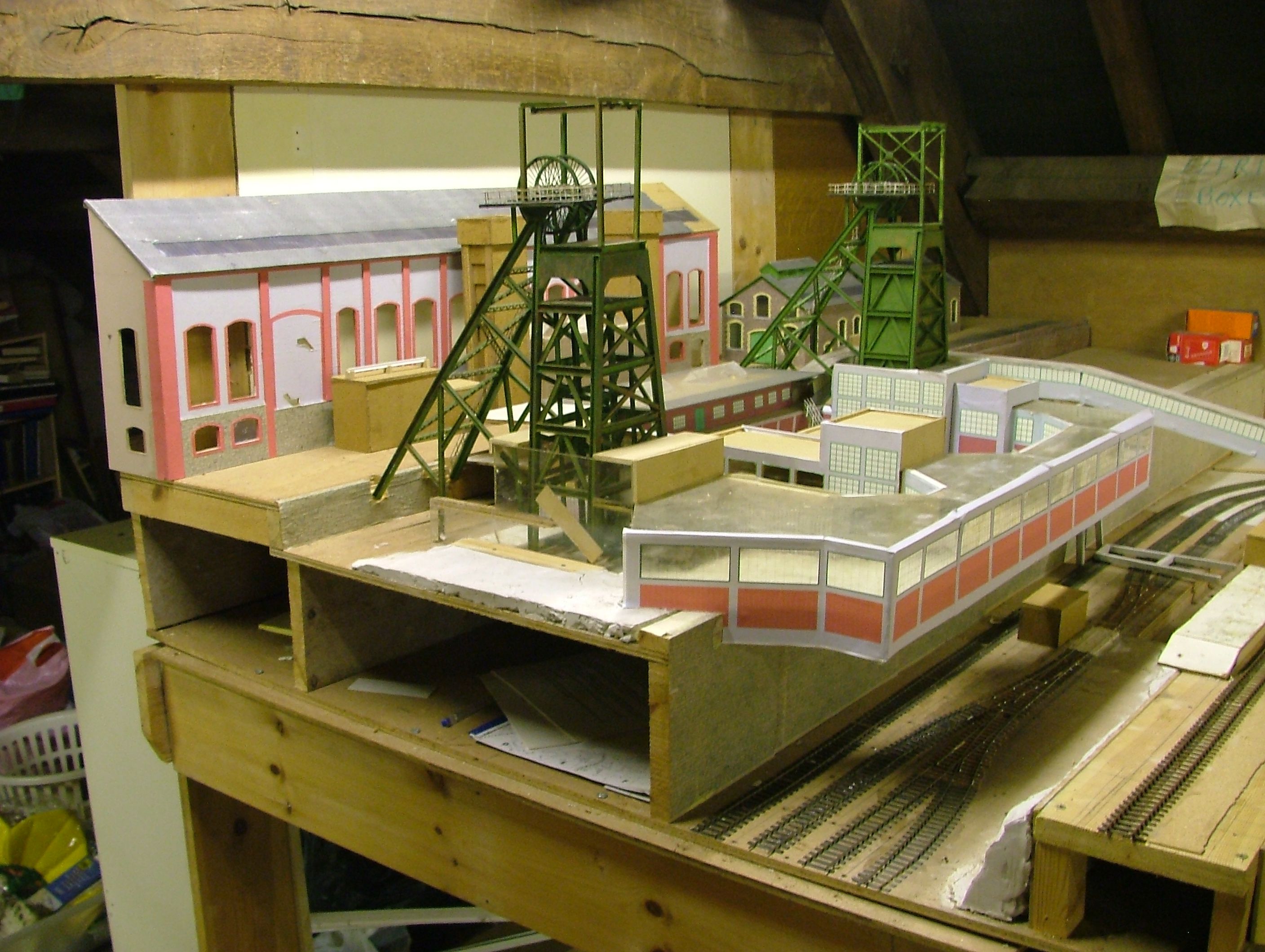 Ogilvie Colliery and Colliery Halt on old B&M metals